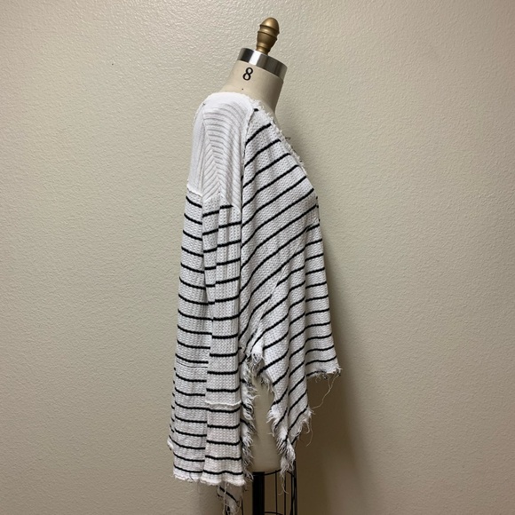 Free People Oversized Stripe Sweater - Picture 3 of 6